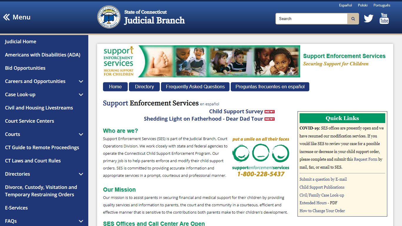 Child Support Enforcement - CT Judicial Branch - Connecticut